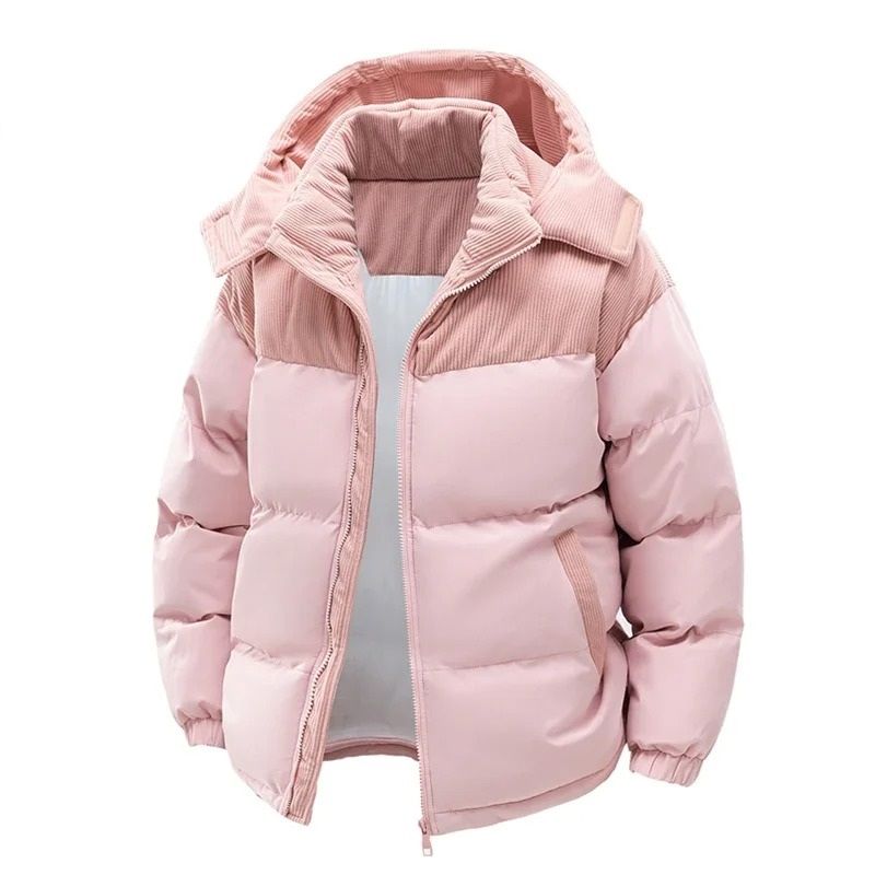 Mens Autumn Winter Outdoor Windbreaker - Removable Hooded Thermal Parka