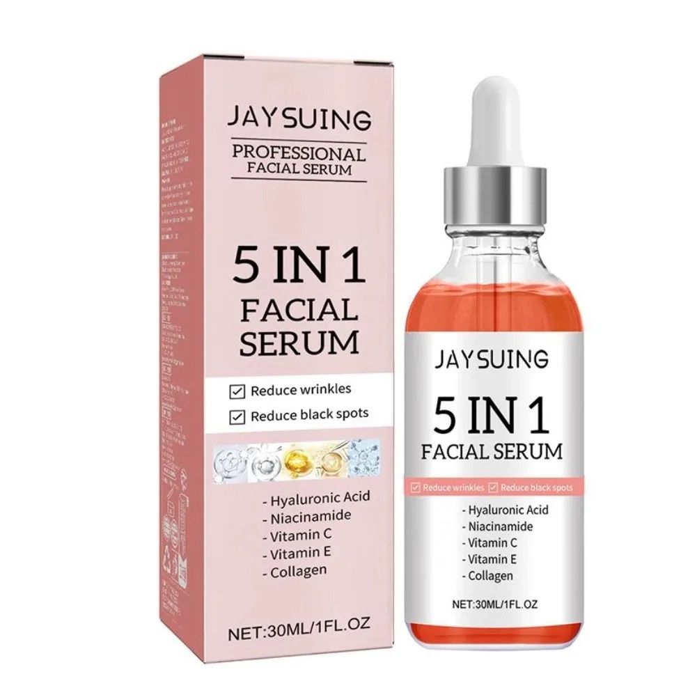 5-In-1 Multi-Correction Face Serum – Vitamin C & Hyaluronic Acid Age-Defying Skin Care