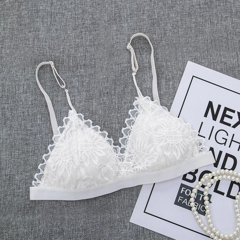 Floral Lace Ultra-Thin Wireless Bralette