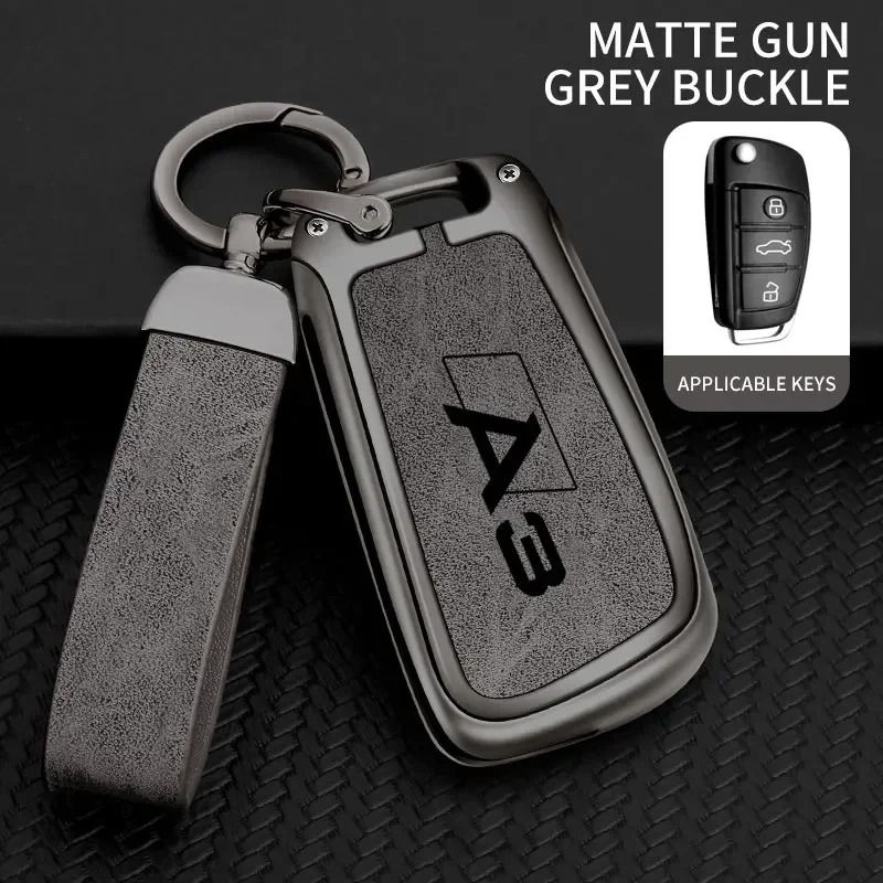 Zinc Alloy Key Cover – High-End Protection for Audi A3 (2014–2017)