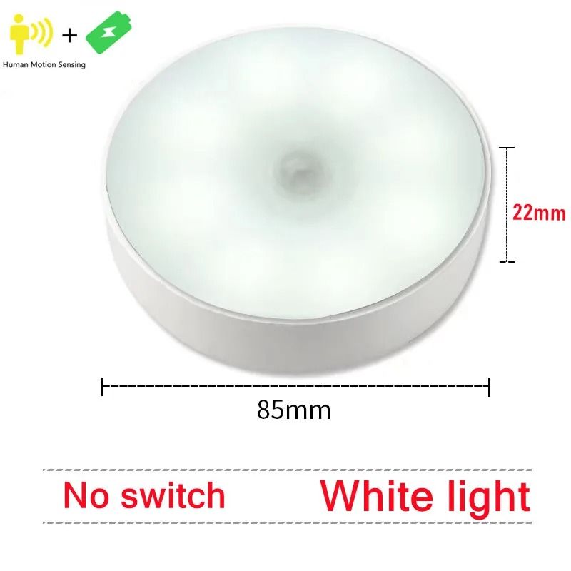 PIR Motion Sensor LED Night Light – Wireless Smart Home Lighting