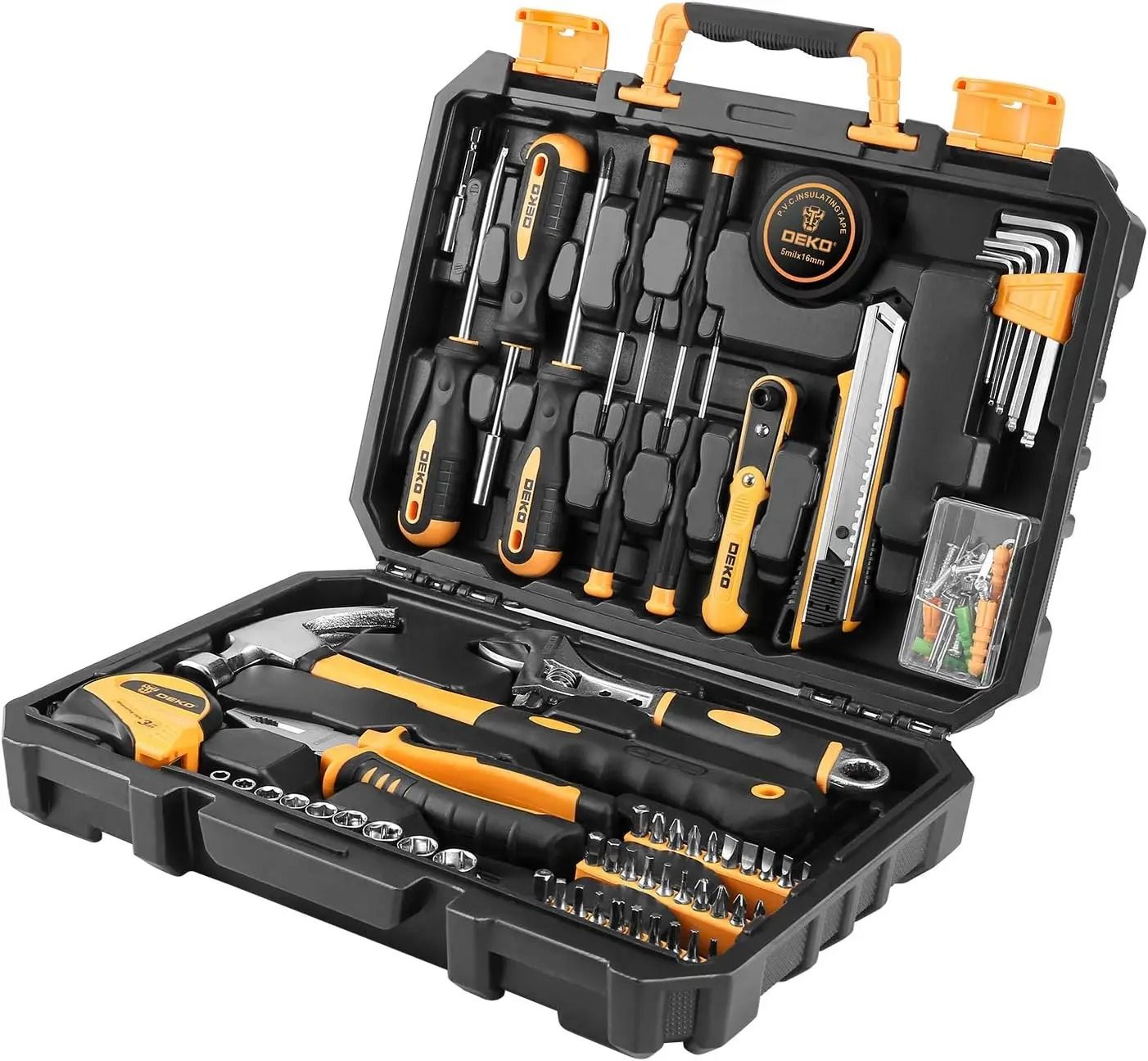 100-Piece General Home Repair Tool Set - Professional Household Hand Tool Kit