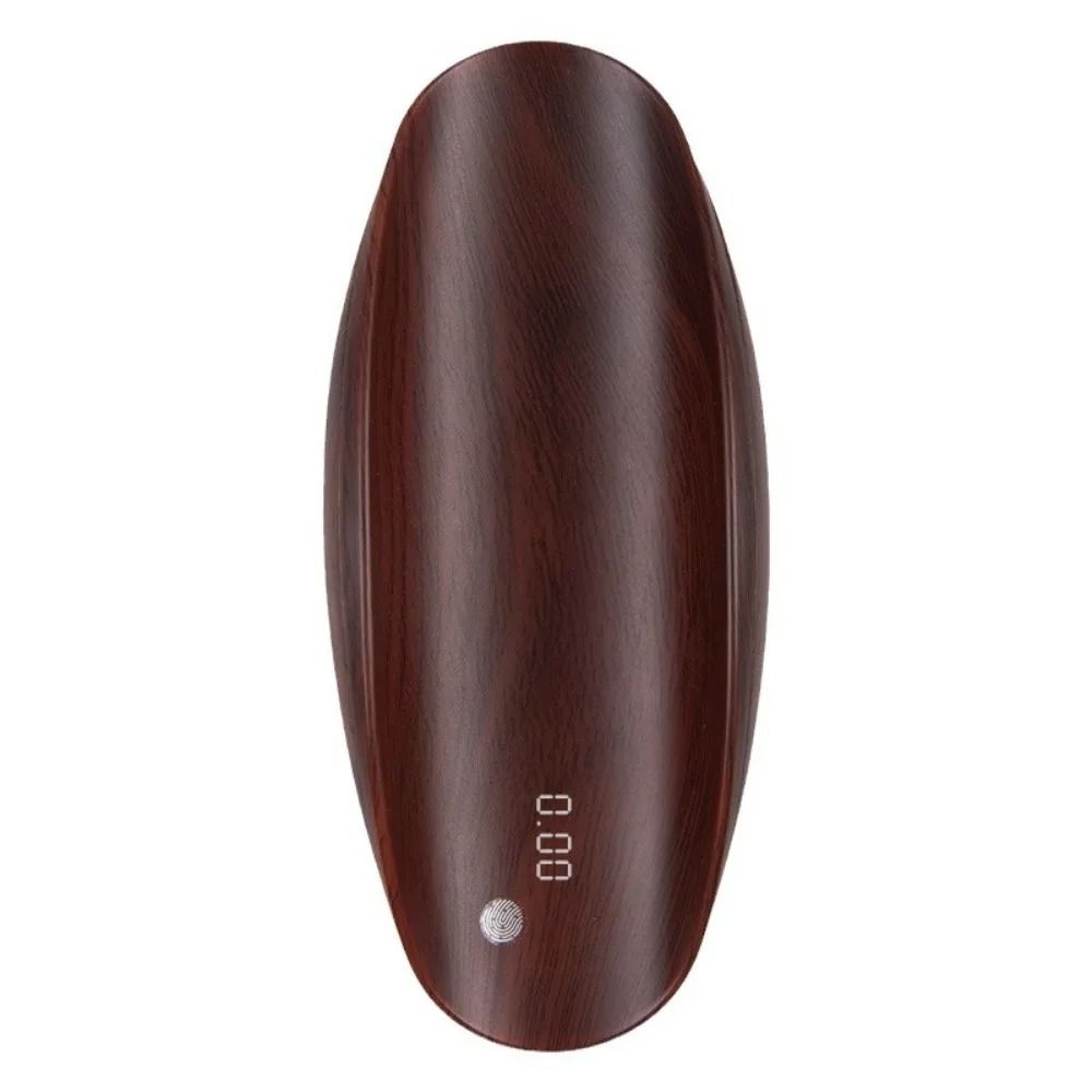 Artisanal Wood-Texture Digital Coffee & Tea Scale