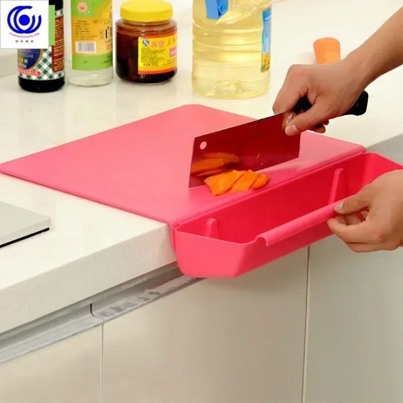 2-in-1 Candy Color Prep Station & Chopping Board