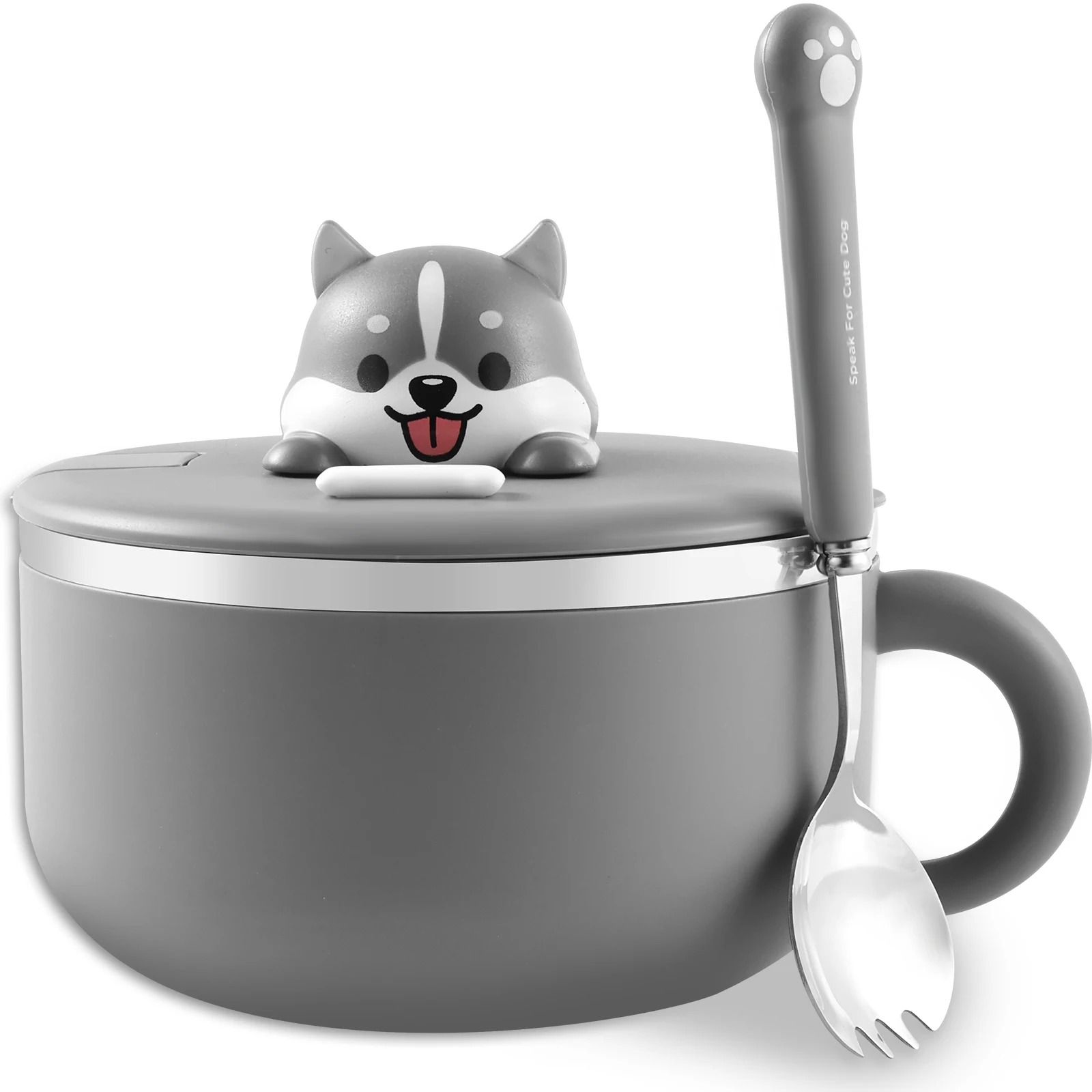 1200ml Insulated Ramen Bowl – Stainless Steel Large Lunch Box with Lid