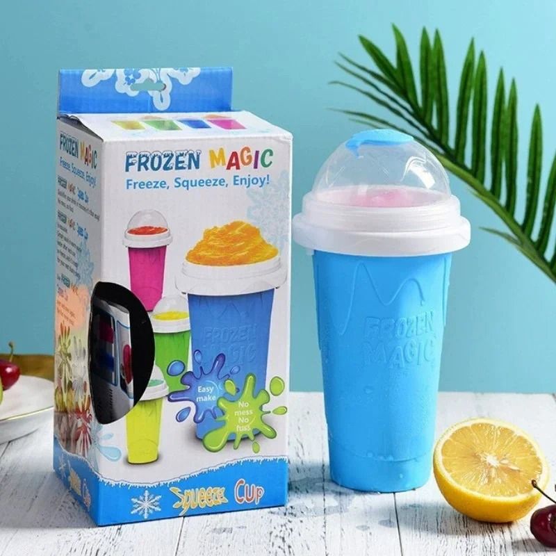 300ML Instant Quick-Frozen Slushy Maker – DIY Summer Squeeze Smoothie Cup