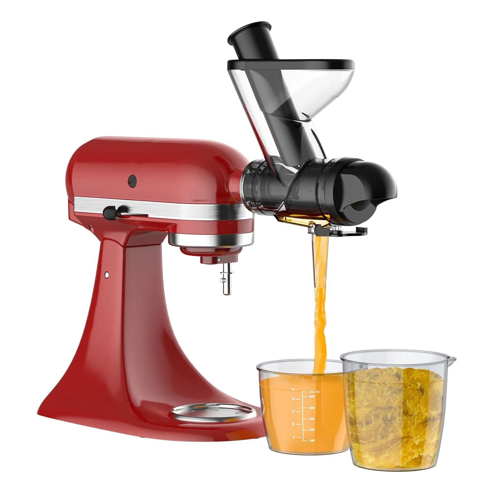Masticating Juicer Attachment - Slow Cold Press Juicer for Stand Mixers