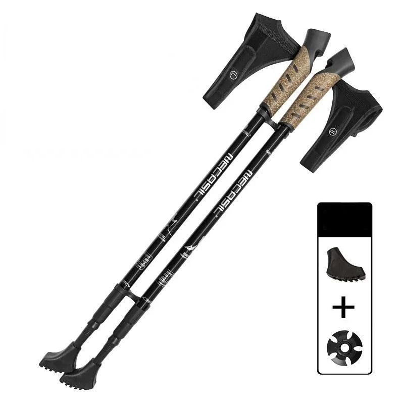 7075 Aluminum Alloy Telescopic Walking Poles