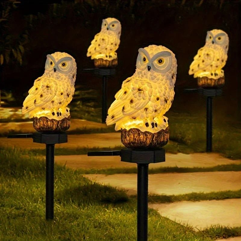 Solar Owl Landscape Guardian Light