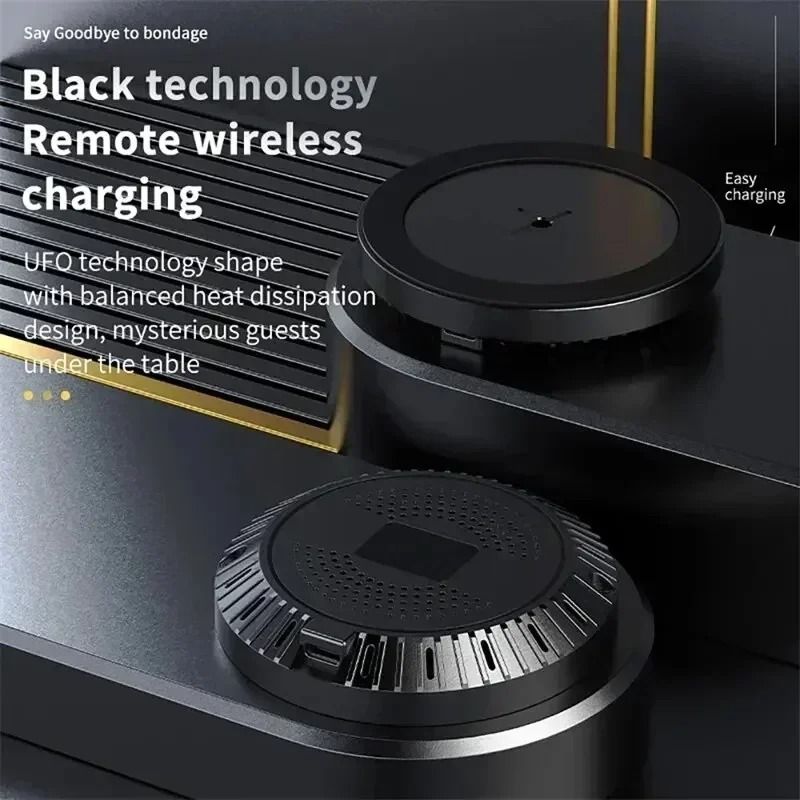 Invisible Long-Distance Under-Desk Wireless Charger