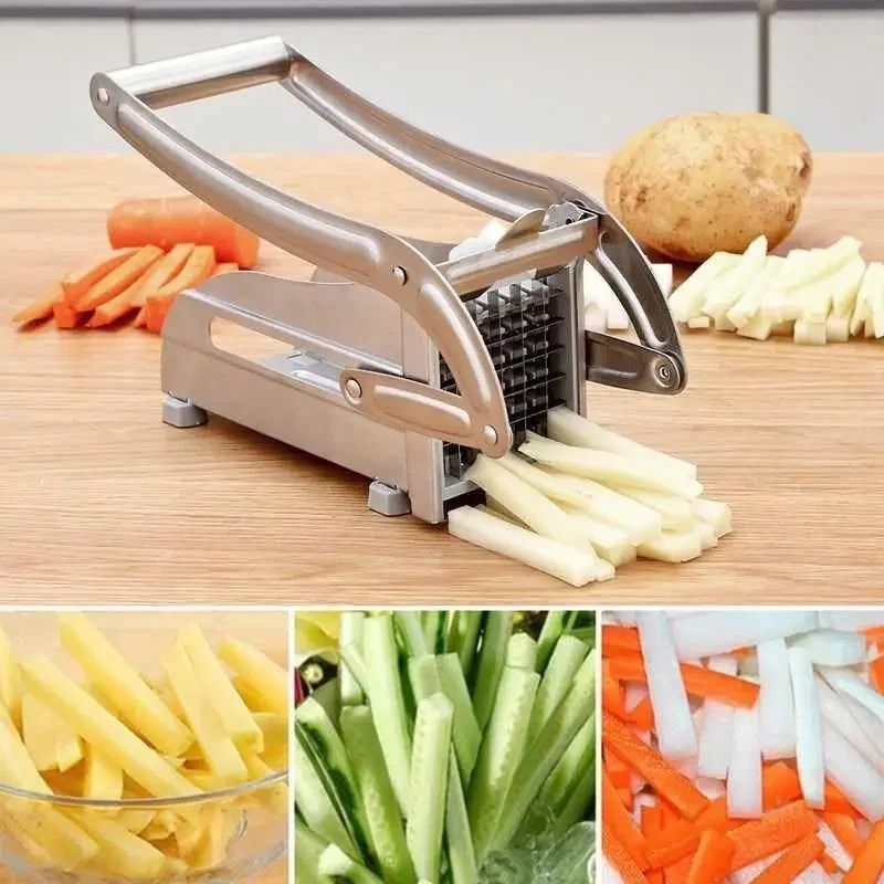 Stainless Steel French Fry & Vegetable Cutting Machine