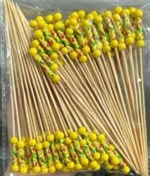 100-Piece Eco-Friendly Bamboo Banquet & Fruit Fork Set