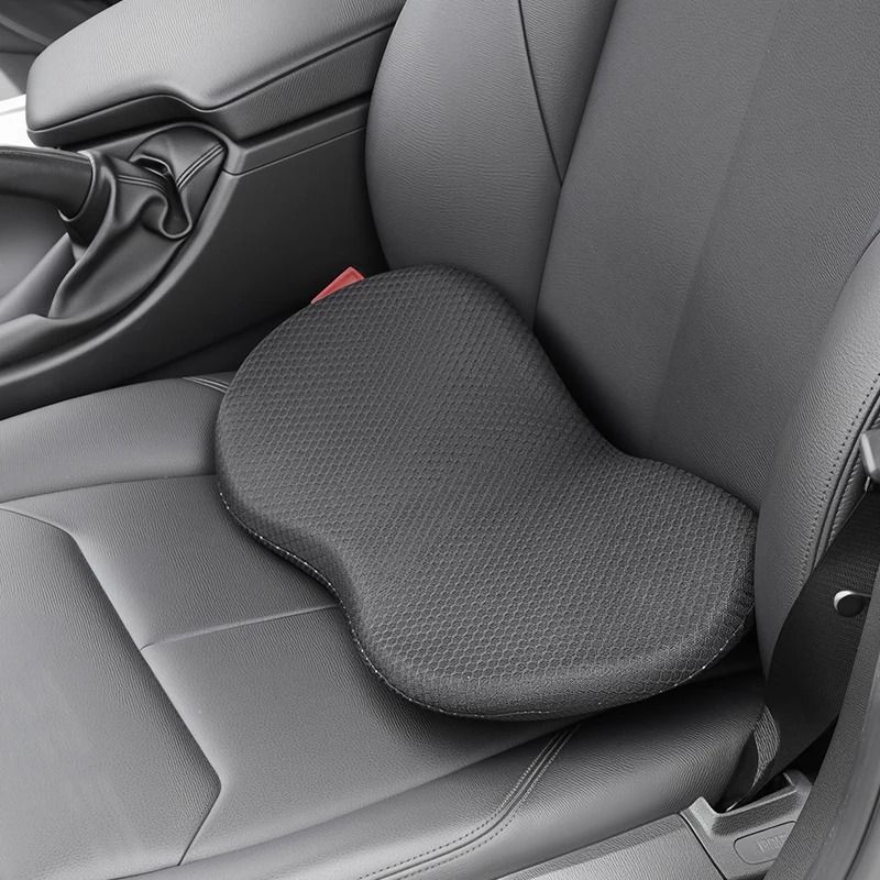 High-Visibility Memory Foam Car Seat Booster Cushion