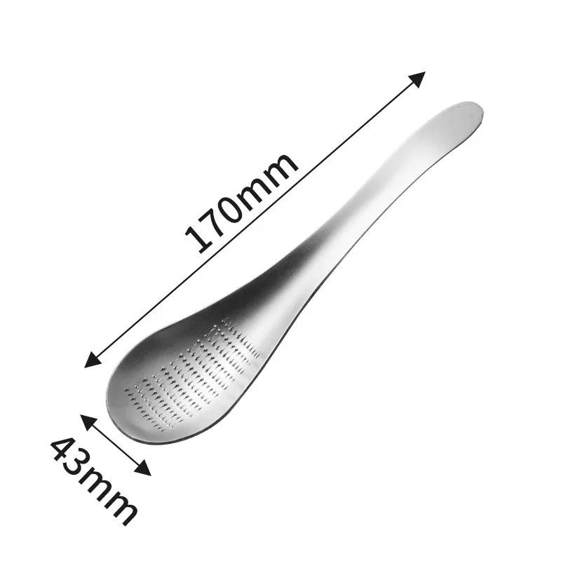 Stainless Steel Ginger Grater Spoon and Versatile Garlic Masher