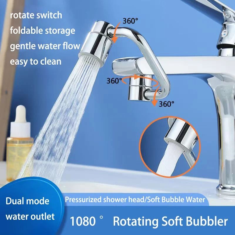 1080° Universal Robotic Arm Extender - U-Shaped Multi-Functional Faucet Bubbler