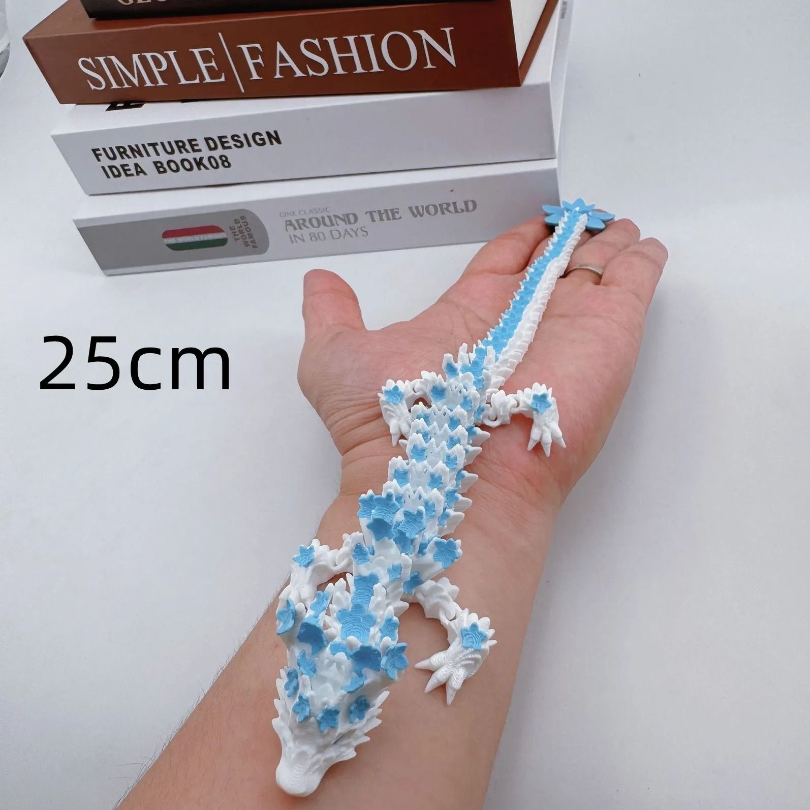 Cherry Blossom Dragon | Articulated "Love Dragon" Desktop Ornament