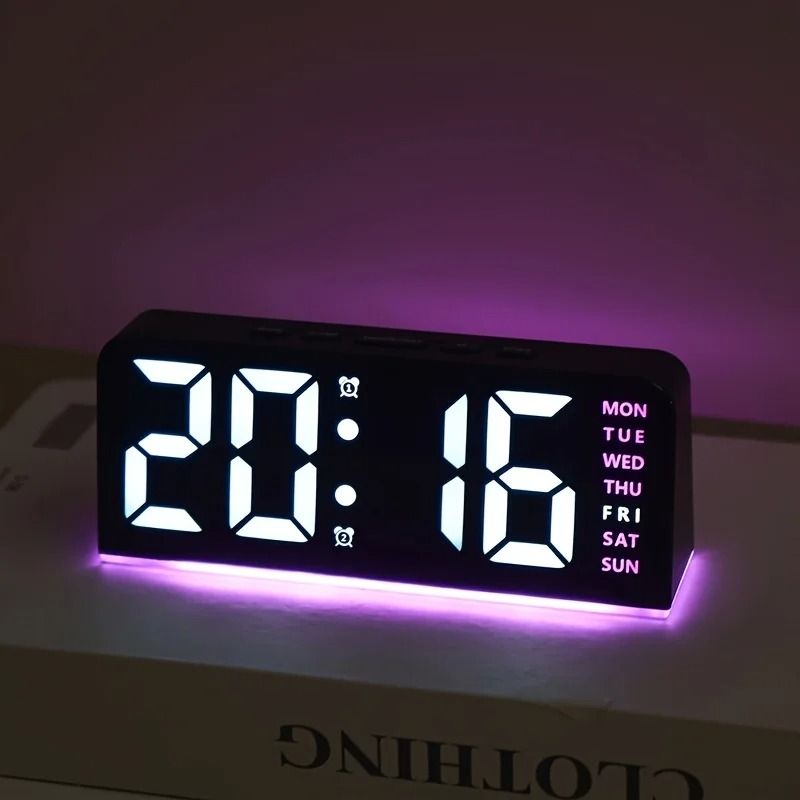 Digital LED Smart Alarm Clock with Dual Alarms & Snooze | Inspire Uplift