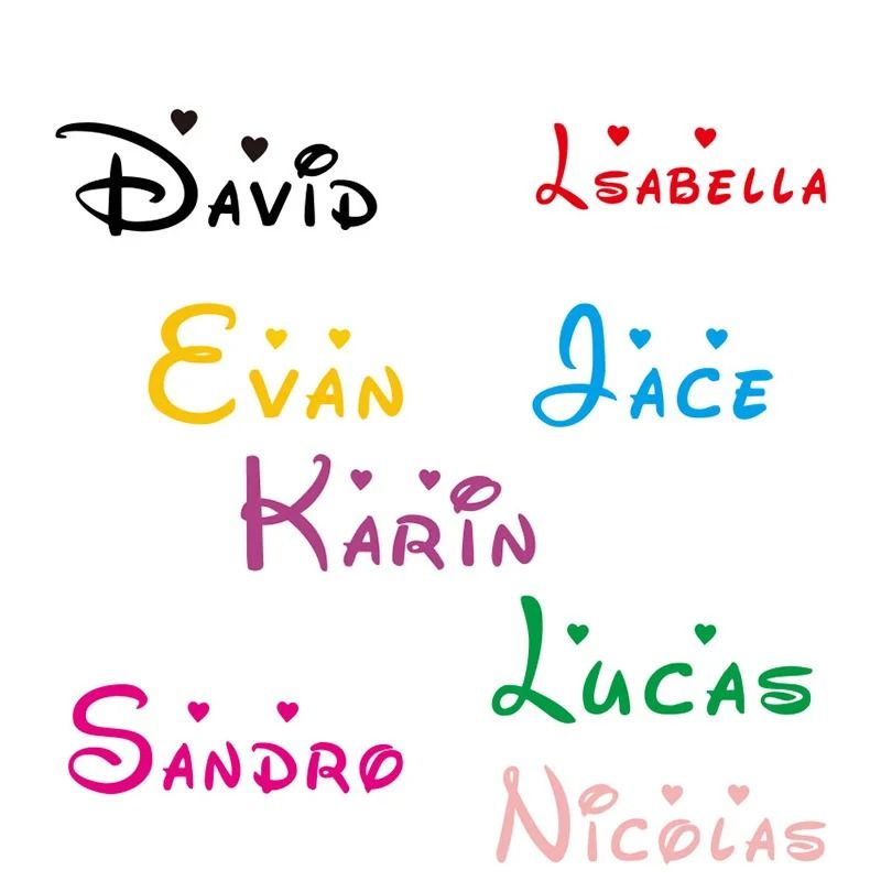 Custom Personalized Name Decal - High-Definition Modern Nursery Wall Art