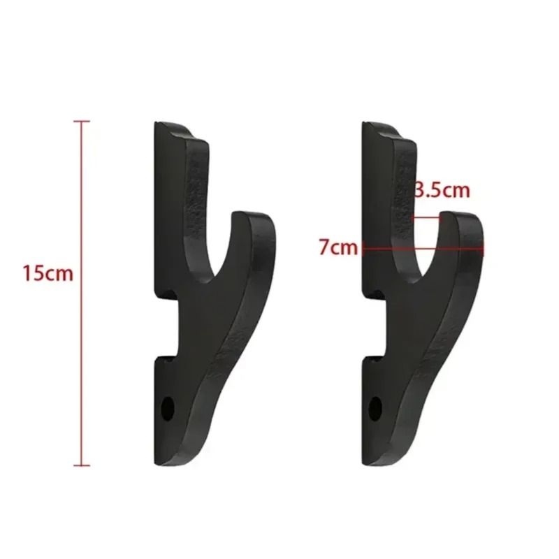 Wall-Mounted Sword & Rifle Rack – Solid Wood Samurai Katana Display – Heavy-Duty Shotgun & Sniper Rifle Holder