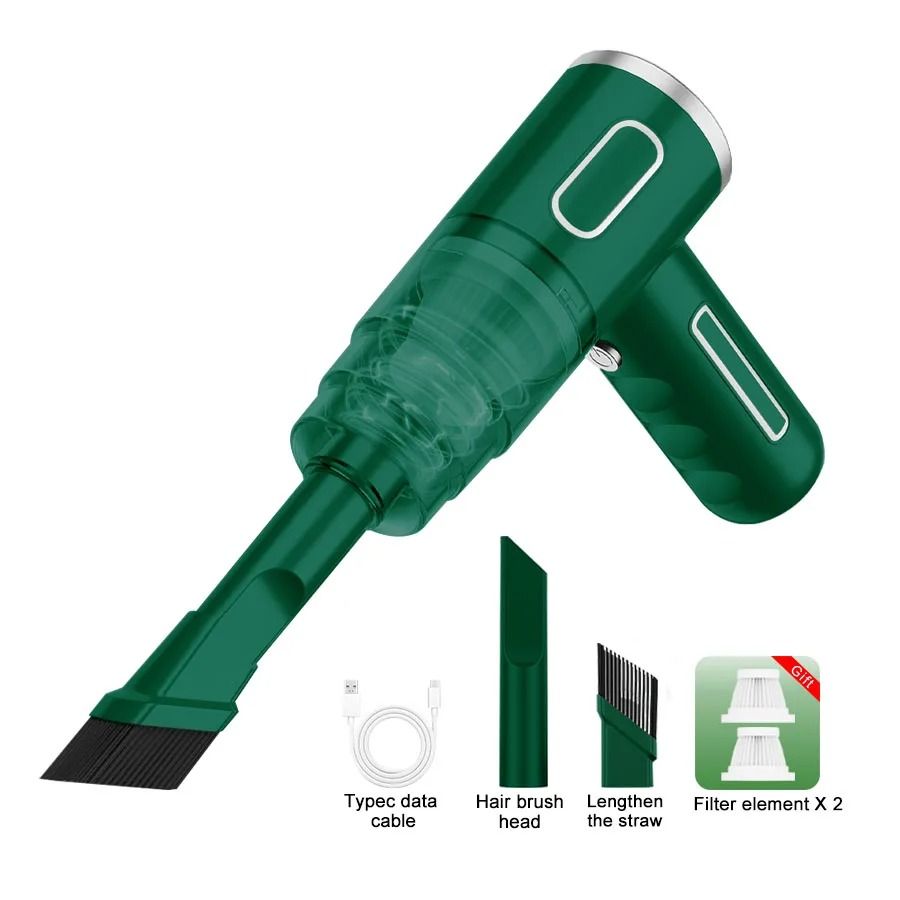 Wireless ABS Car & Home Vacuum – Portable High-Power Mini Cleaning Machine for Carpets, Seats & Household Appliances