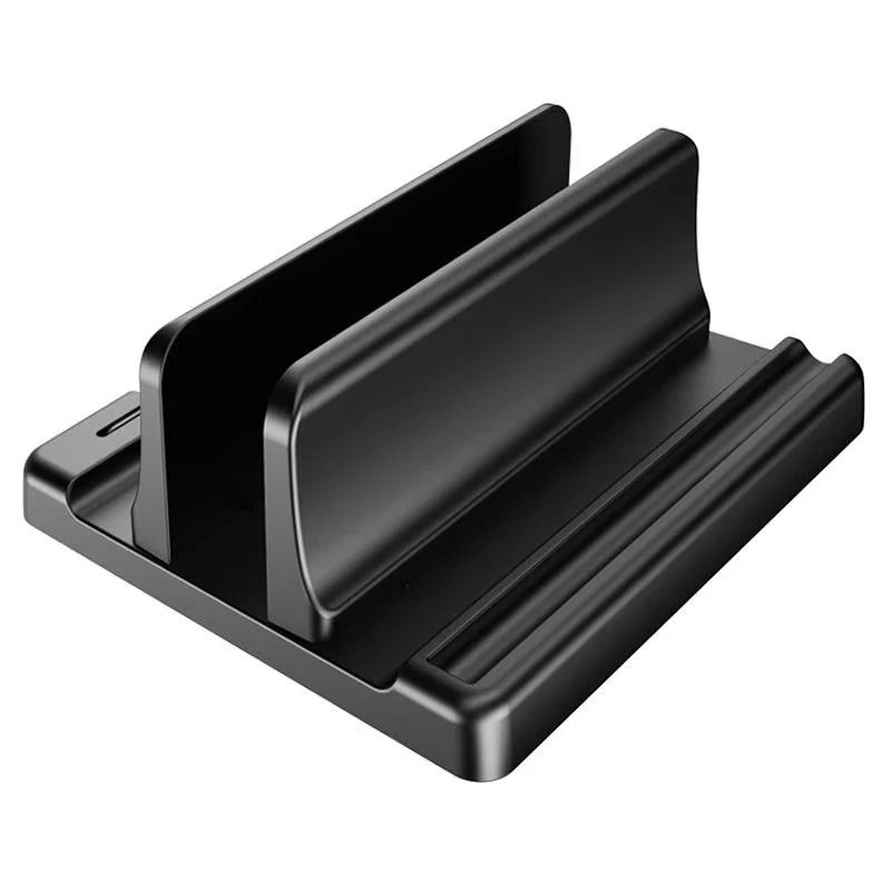 4-in-1 Vertical Laptop Stand - Scalable Desktop Space Saver - Professional Adjustable Office Storage Hub