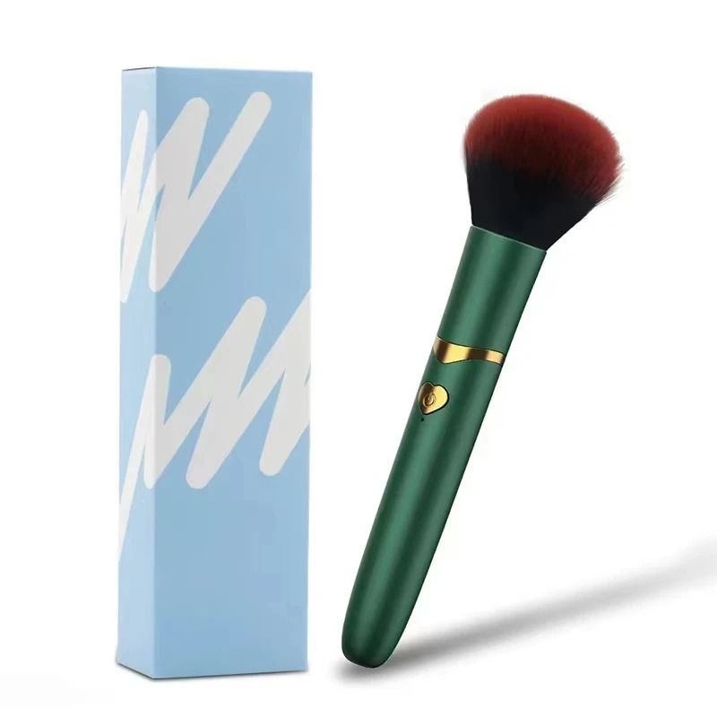 2-in-1 Electric Vibration Makeup Brush – Rechargeable Soft Fluffy Foundation Tool – Professional High-Yield Beauty Hub