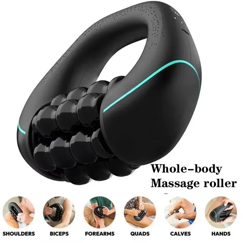 Massage Roller & Percussion Muscle Gun - 5-Speed Deep Tissue Therapy Tool - High-Yield Recovery Interaction Hub