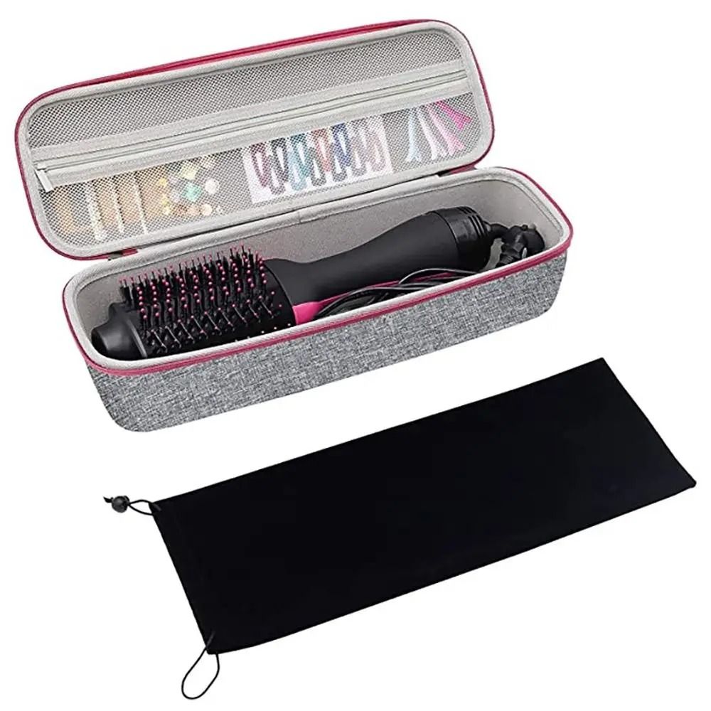 Hard Carrying Travel Case – Hair Dryer Brush Storage – High-Yield Grooming Interaction Hub