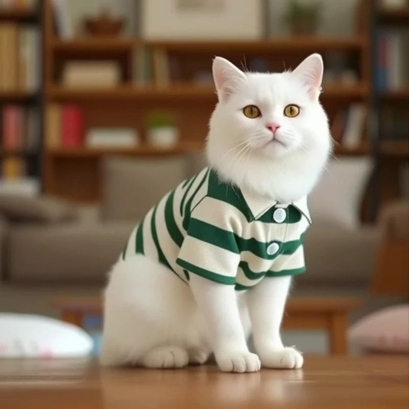 Classic Pet Polo Shirt – Breathable Summer Casual Cotton Tee