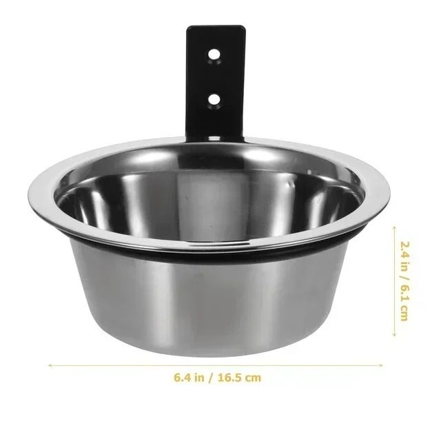 Wall-Mounted Elevated Feeding Station – Space-Saving Stainless Steel Dining System for Dogs & Cats