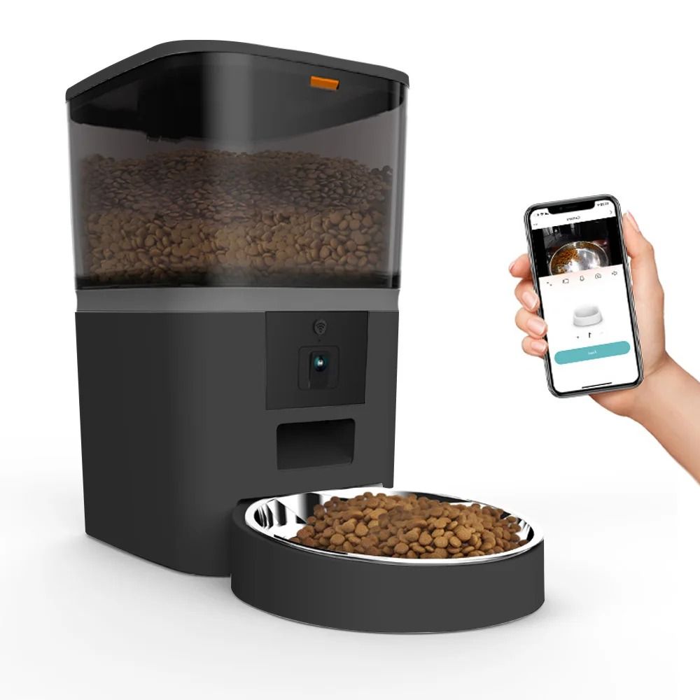 4L Smart Automatic Pet Feeder with HD Camera & Voice Recorder