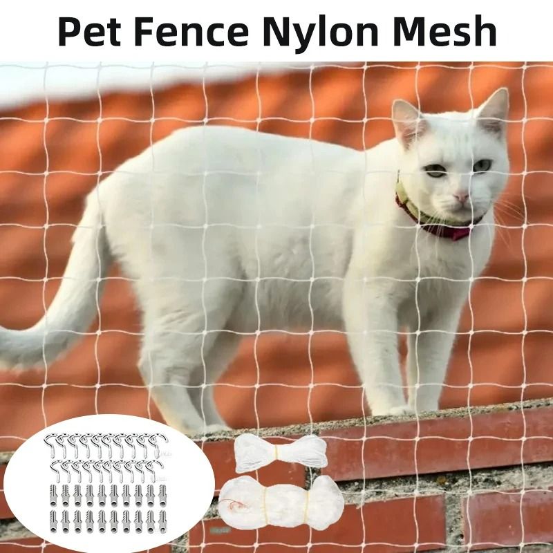 Heavy-Duty Balcony Netting for Pets Anti-Fall Safety Mesh and Protective Fence