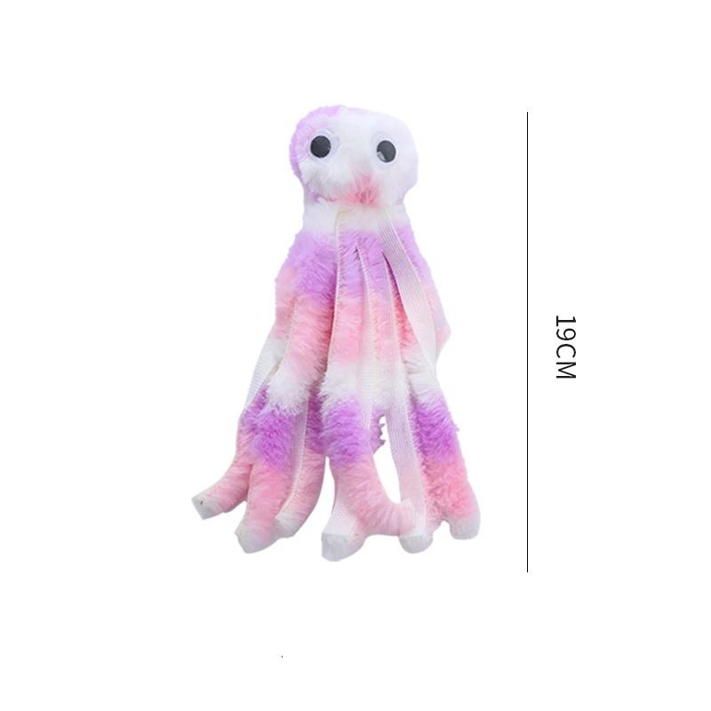 Interactive Plush Octopus Cat Toy for Healthy Biting & Play