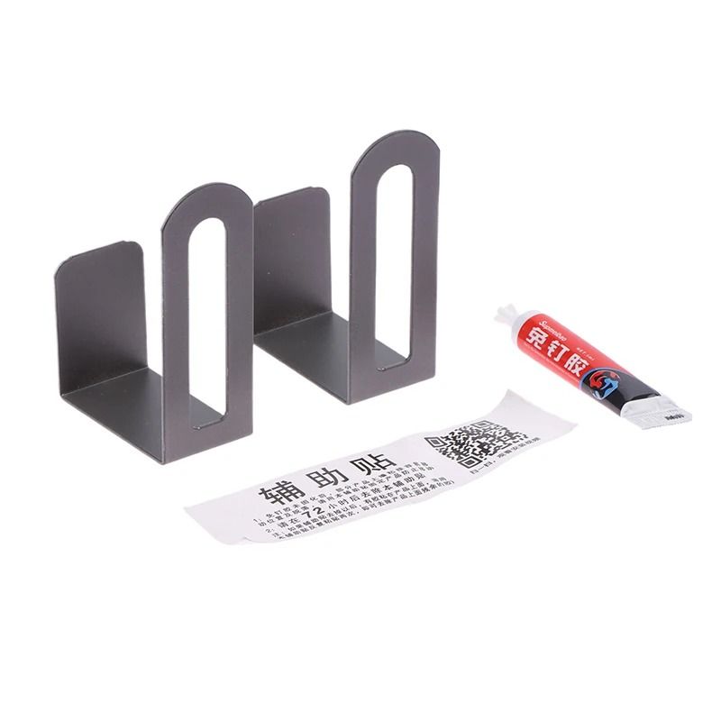 2-Piece Stainless Steel Wall-Mounted Organizer Set - Multi-Functional Kitchen Rack for Cutting Boards, Pot Lids & Sponge