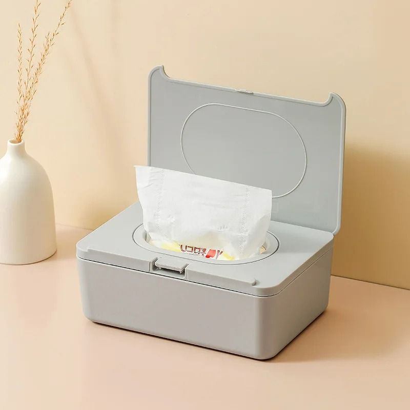 Desktop Dustproof Wet Wipes & Mask Storage Dispenser