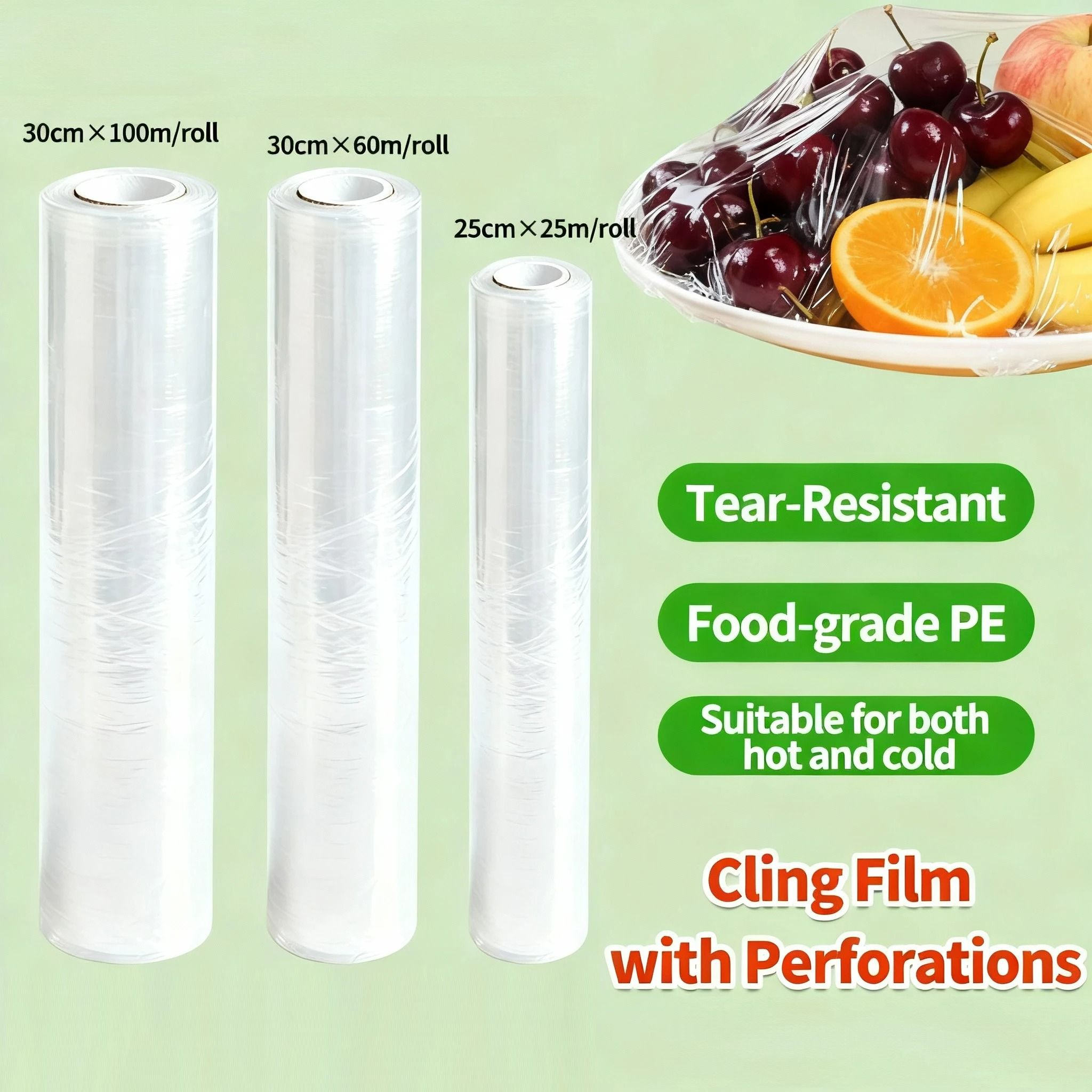 Easy-Tear Breakpoint Cling Film Roll