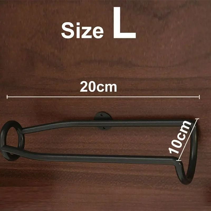 Wall-Mounted Wine Holder - Minimalist Iron Metal Storage Display Rack for Liquor, Beer & Champagne