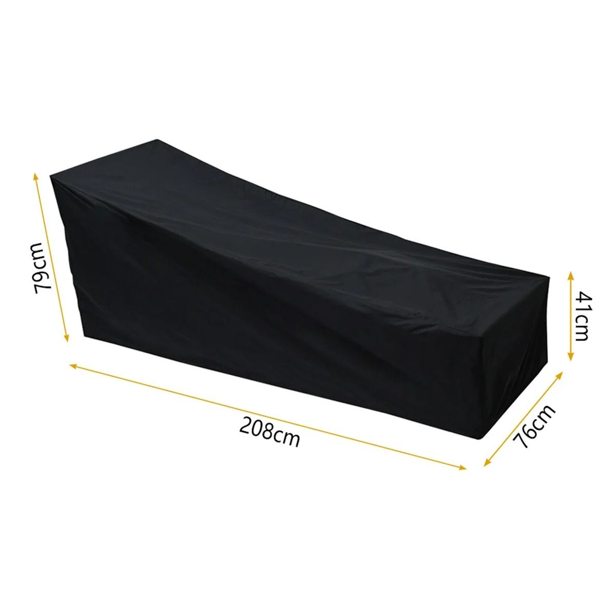 Heavy-Duty Waterproof Outdoor Sunbed Cover & Weatherproof Patio Lounge Chair Recliner Protector