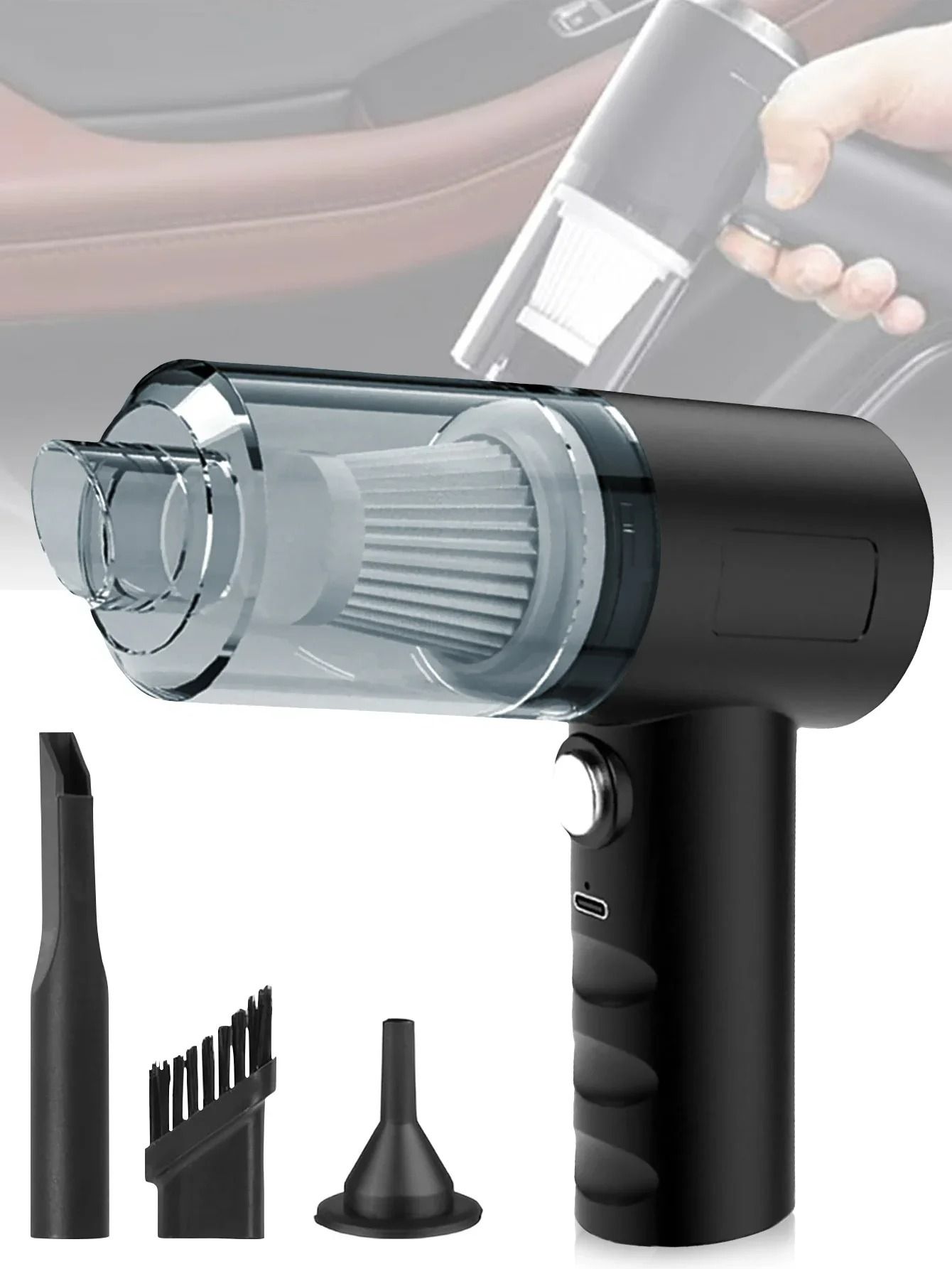 2-in-1 Handheld Cordless Vacuum & Air Duster