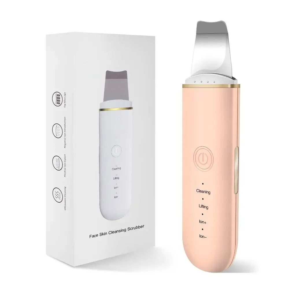 Ultrasonic Face Spatula and Blackhead Remover Skin Scrubber