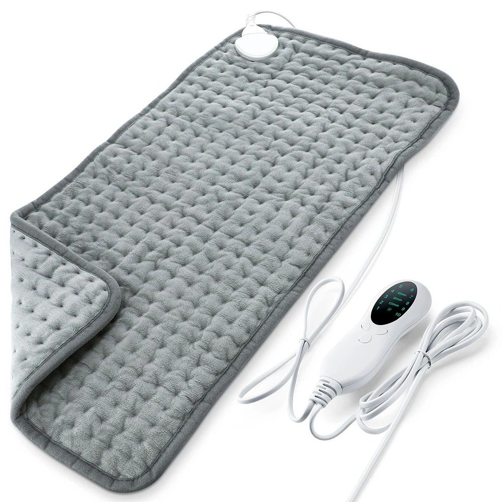 Electric Heating Pad with 9 Temperature Settings for Full-Body Warmth