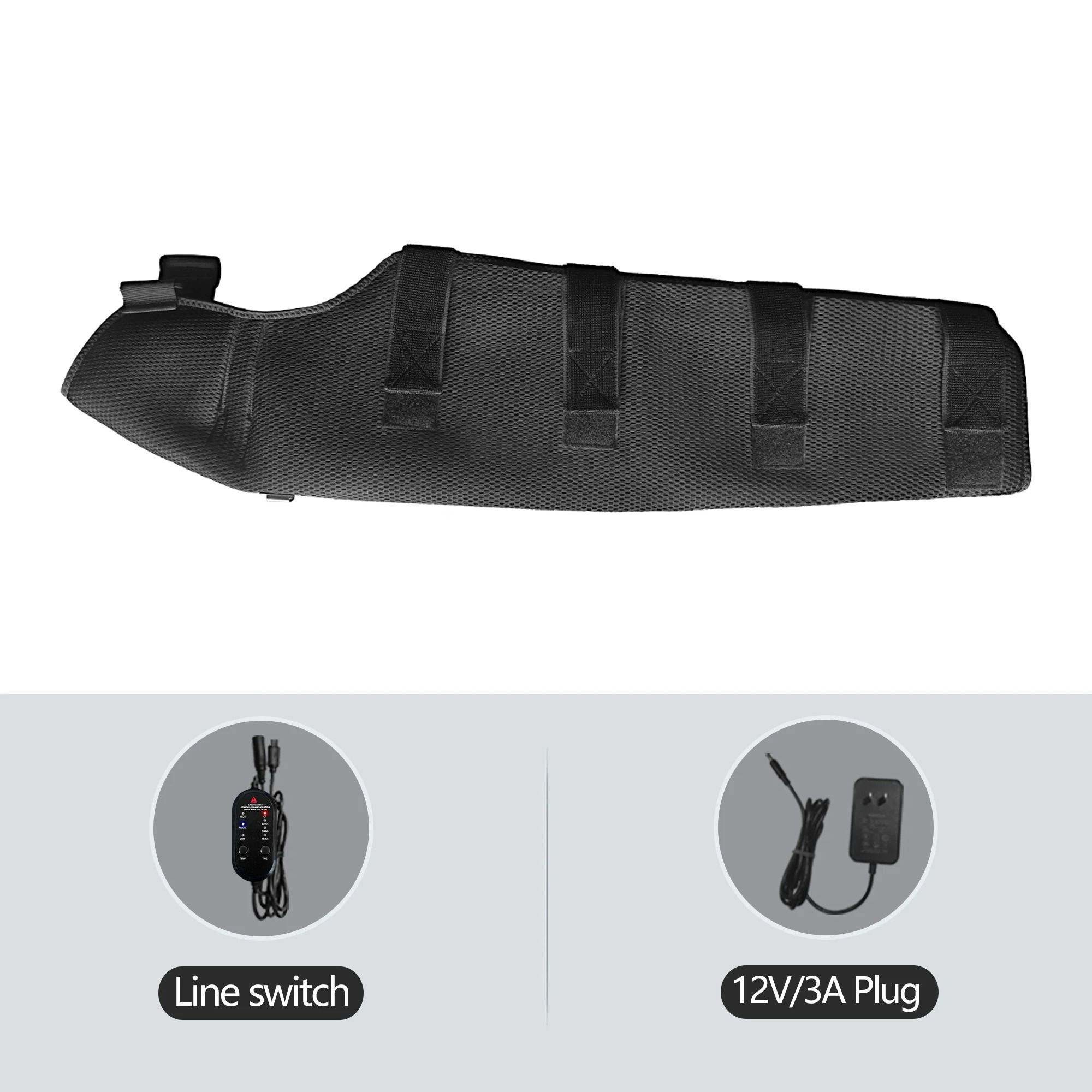 Long Arm Heating Pad with Vibration Massager for Shoulder, Arm, Elbow & Wrist Relief