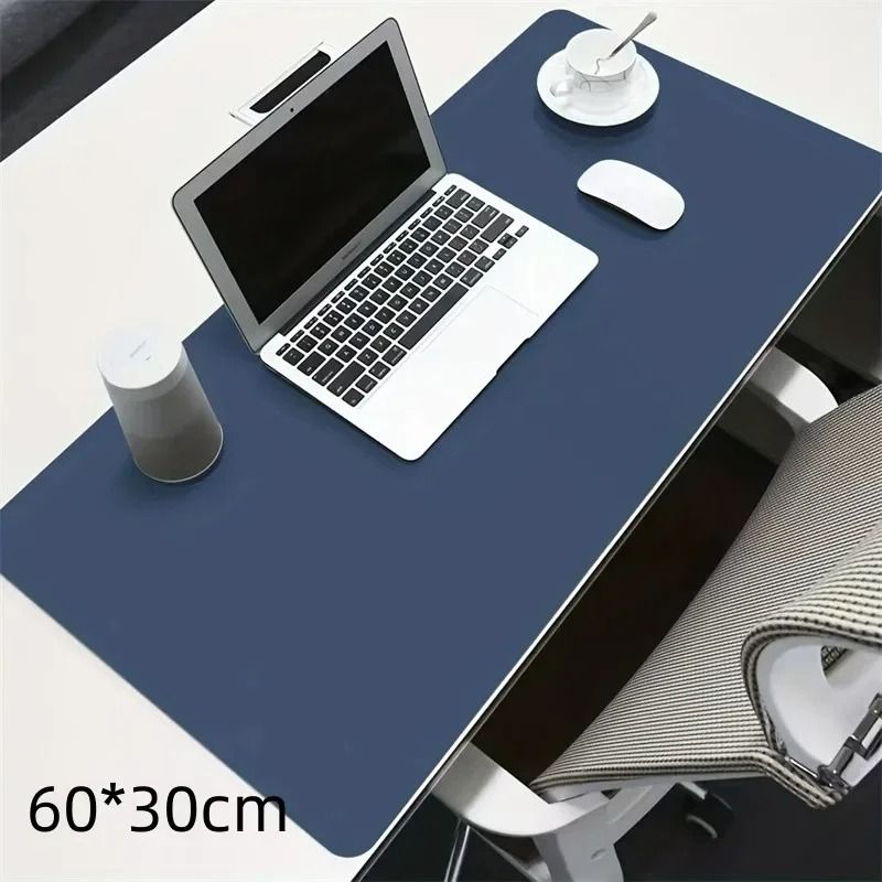 Large PU Leather Waterproof Desk Protector Mat & Gaming Mousepad