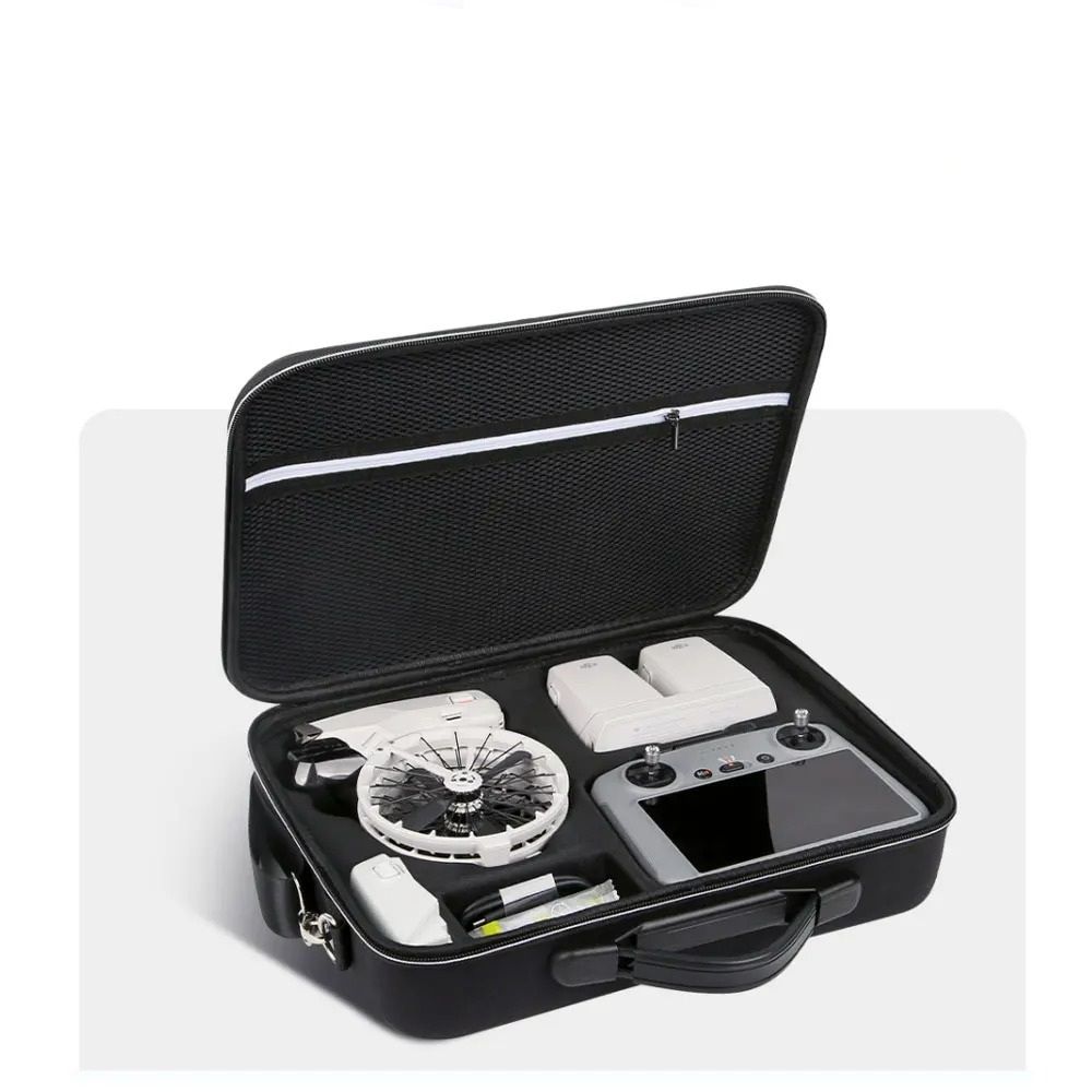 Portable Hard Shell Travel Crossbody Carrying Case for DJI Flip Drone & RC 2 / RC-N3 Remote Controller