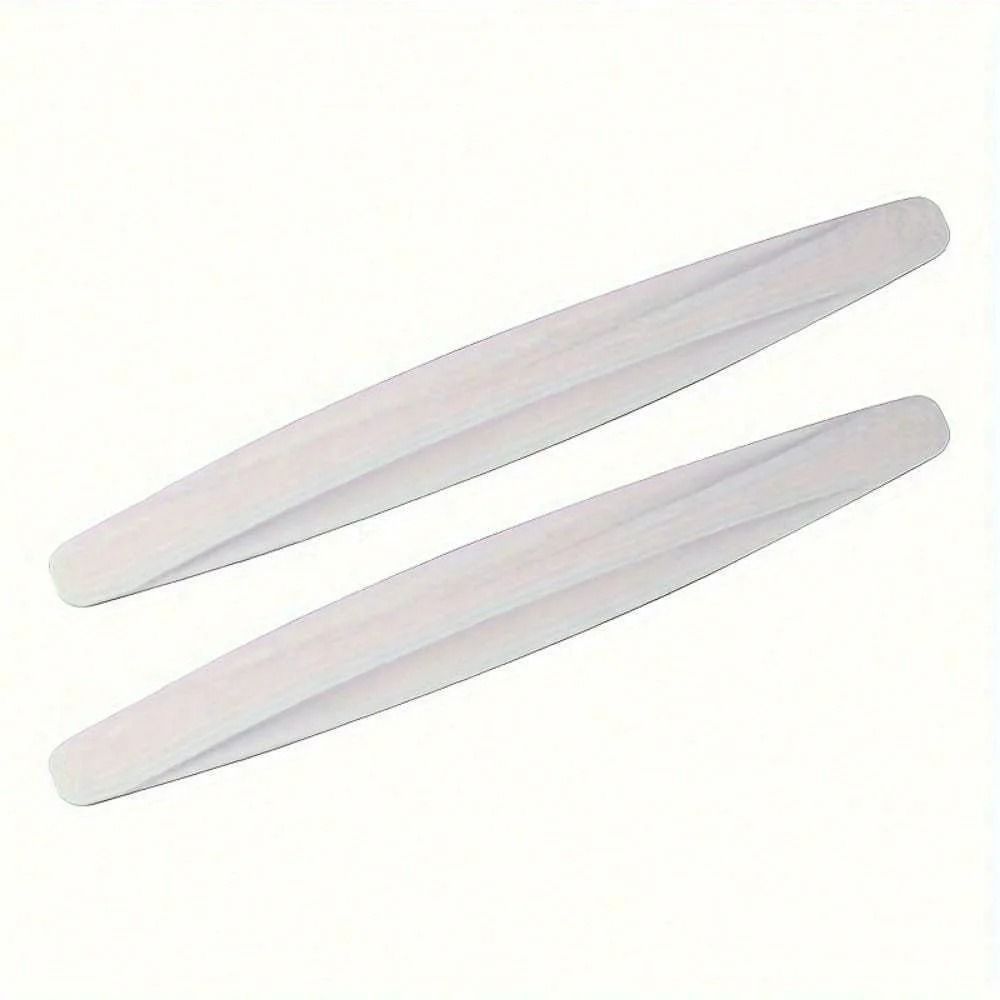 2-Piece Universal Anti-Collision Rubber Front & Rear Bumper Corner Guards & Scratch-Resistant Lip Protectors
