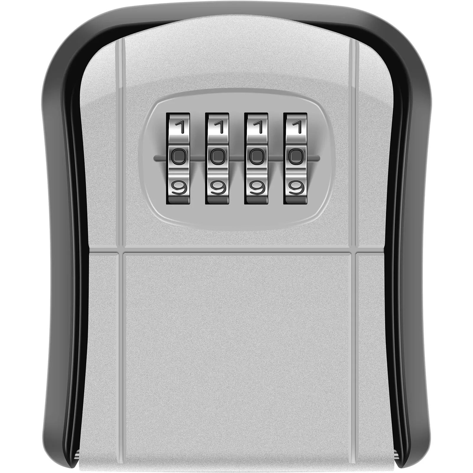 Wall-Mounted Metal 4-Digit Combination Key Lock Box