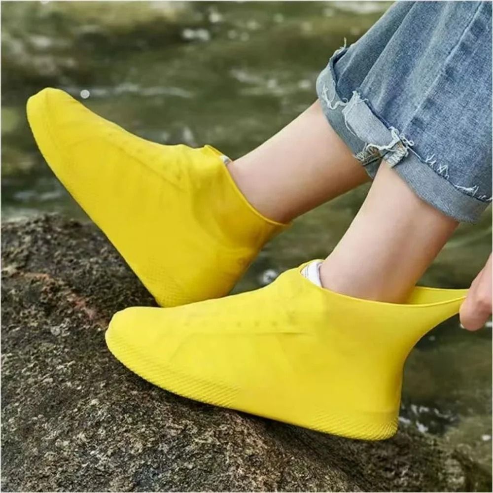 Waterproof Silicone Overshoe Covers ( 1 Pair / 2 Pcs )