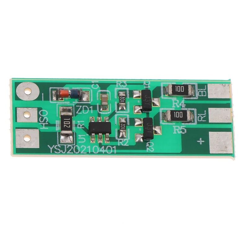 3-12V Dual Color Red & Blue Flashing LED Safety Light Module for Model Cars and Bicycles
