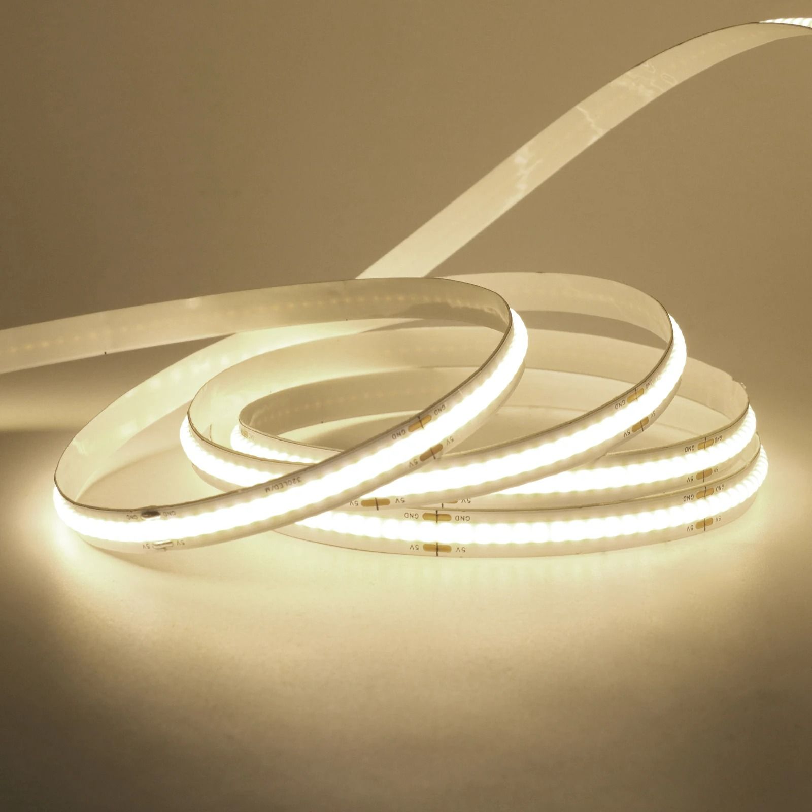 Battery-Powered 3AA Box COB LED Strip Light Flexible Ribbon Backlight