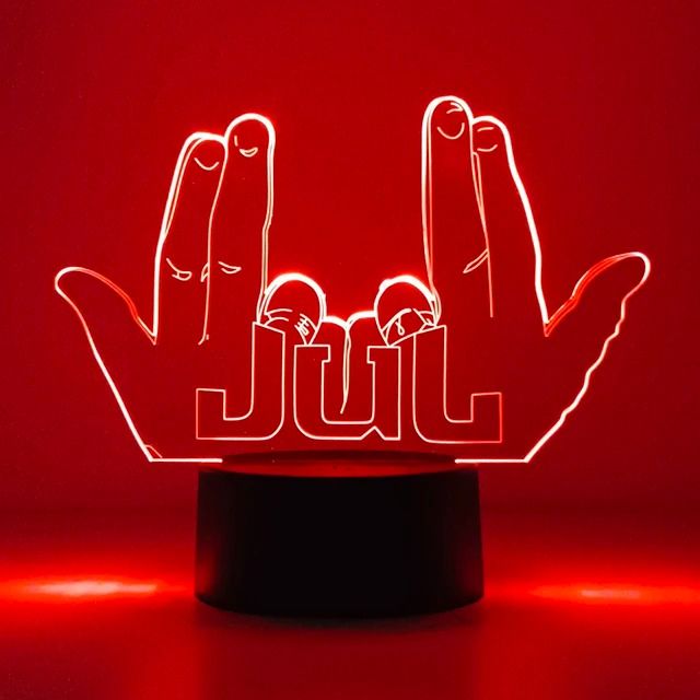 3D Optical Illusion Acrylic LED Desk Light